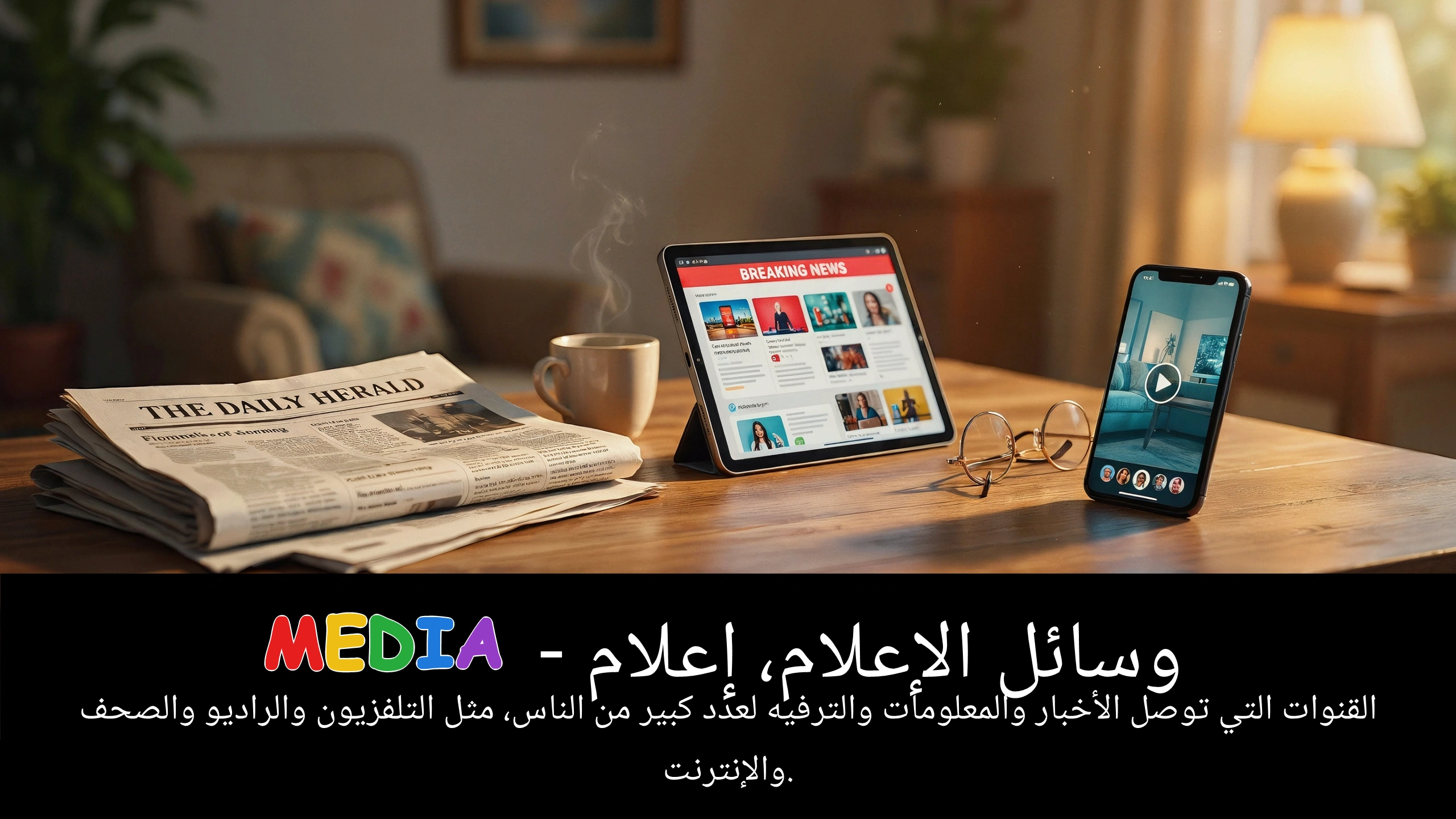 Arabic Illustration for media